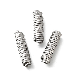 Нержавеющая Сталь Цвет 304 из нержавеющей стали бусы, трубка, цвет нержавеющей стали, 19.5~20x5.5 мм, отверстие : 3 мм