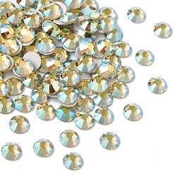 80250 200 Acid Yellow AB Preciosa® maxima crystal без горячей фиксации плоские камни, чешский хрусталь, срыв твердой мозговой оболочки, круглый(438 11 615 шатон-роза), 80250 200 кислотно-желтый ab, ss 10 (2.7~2.9 мм)