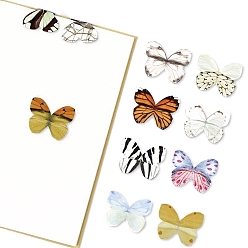 Mixed Color 16Pcs Iron Magnetic Bookmarks Magnet Page Clip Markers, Butterlfy Book Markers Set for Teachers, Students, Readers, Mixed Color, 55x40mm
