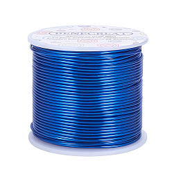Azul Alambre de aluminio redondo, azul, 15 calibre, 1.5 mm, aproximadamente 223.09 pies (68 m) / rollo