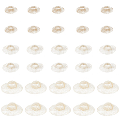 пшеница 30шт. 3 стили соломенной шляпы для куклы, мини-шапка для вязания вручную, для поделок ювелирные изделия аксессуары ремесло украшение, цвет пшеницы, 52~100x15~33 мм, внутренний диаметр: 23~47 мм, 10 шт / стиль