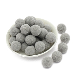 Светло-серый Полиэстеровый мяч, аксессуары для костюма, аксессуары, круглые, светло-серый, 20 мм, 50 шт / пакет