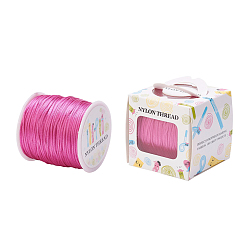 Камелия Нейлоновая нить, гремучий атласный шнур, камелия, 1.5 мм, около 100 ярдов / рулон (300 футов / рулон)