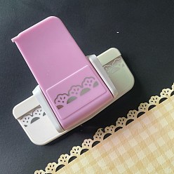 Half Round Пластиковый удар для скрапбукинга и бумажных промыслов, с металлическими поиск, бумажные формочек, случайный цвет, полукруглый, 118x86x52 мм