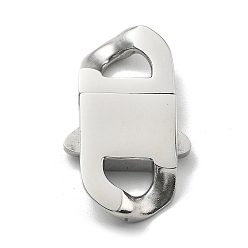 Нержавеющая Сталь Цвет Штыковые застежками из нержавеющей стали, цвет нержавеющей стали, 304 мм, отверстие : 37x22x6 мм