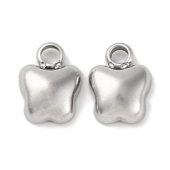 Нержавеющая Сталь Цвет 304 Настройки горный хрусталь из нержавеющей стали кулон, бабочка, цвет нержавеющей стали, 8.5x6.5x2.8 мм, отверстие : 2 мм