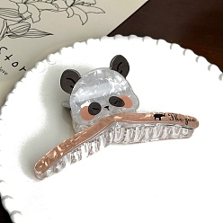 Панда Животные акриловые заколки для волос в виде когтей, аксессуары для волос для женщин и девочек, панда, 110 мм