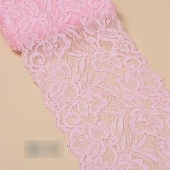Pink Spitzenbesatz, Polyesterband für die Schmuckherstellung, rosa, 5-7/8 Zoll (150 mm)