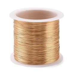 Light Gold Медный провод, долговечный, золотой свет, 28 калибр (0.3 мм), 80 м / рулон