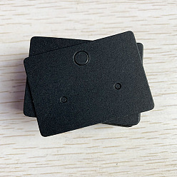Rectangle Карты дисплея серьги крафт-бумаги, карты дисплея ювелирных изделий, прямоугольные, 4.5x3.2 см, 100 шт / мешок.