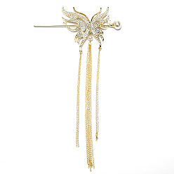 Золотой Заколки для волос в форме бабочки из сплава для женщин, аксессуары для волос для женщин и девочек, золотые, 300x140 мм