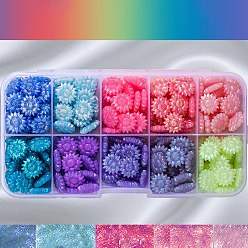 (52) Непрозрачная лаванда 10 сетки 10 цвета частицы сургуча, для ретро печать печать, подсолнечник, разноцветные, 128x67 мм, о 200 шт / комплект