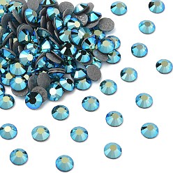 50020 200 Green Tourmaline AB Камни preciosa® crystal hotfix с плоской основой, чешский хрусталь, круглый(438 11 612 шатон роза вива 12 ®), 50020 200 зеленый турмалин ab, ss 8 (2.3~2.5 мм)