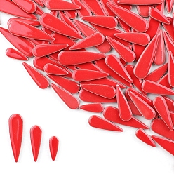 Малиновый 3 стили фарфоровая мозаичная плитка в форме капли, для поделок из мозаики своими руками, рамки для картин и многое другое, малиновый, 21~40x8~12x4 мм, около 100 г / набор