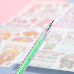 Лайм Инструменты для резьбы по металлу и пластику, нож для лепки по металлу, Ручки для резки бумаги для резьбы по дереву/альбома своими руками/материалов для рукоделия, желто-зеленые, 150 мм