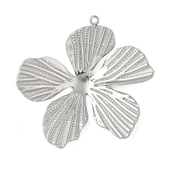 Нержавеющая Сталь Цвет 304 подвески из нержавеющей стали, , анти-тускнение, цвет нержавеющей стали, 41x40x9 мм, отверстие : 1.6 мм