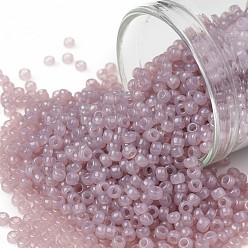 (1151) Translucent Light Amethyst Toho runde Rocailles, japanische Rocailles, (1151) durchscheinender leichter Amethyst, 11/0, 2.2 mm, Bohrung: 0.8 mm, über 1110pcs / Flasche, 10 g / Flasche