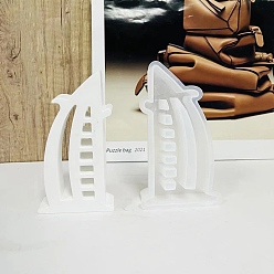 Building Силиконовые формы для самостоятельного декорирования, формы для литья смолы, для уф-смолы, изготовление изделий из эпоксидной смолы, белые, здание, 123x68x26.5 мм