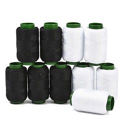 Mixed Color 10 Rolls Polyester Machine Embroidery Threads, Sewing Thread, Mixed Color, 0.3mm, about 100m/roll