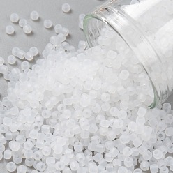 (141F) Ceylon Frost Snowflake Тохо 11/0 круглые бусины, японский бисер, (141 f) снежинка из цейлонского инея, 2.2 мм, отверстие : 0.8 мм, Около 5555 шт / 50 г