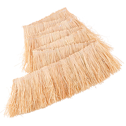 Белый Навахо 1шт. рафия, гофрированная бумажная лента с кисточками, для аксессуаров для штор, навахо белый, 1000x80x3 мм