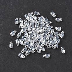 Прозрачный 70шт 5г бусины миюки, японский бисер, слеза, прозрачные, 5.5x3x3 мм, отверстие : 1 мм