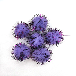 Средняя Орхидея Ручной работы поделок кукла ремесло Pom Pom Pom Pom пряжи шарики, с металлического корда, средне орхидеи, 2.5 см, около 1000 шт / упаковка