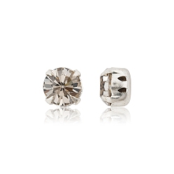 00030 279 Velvet Preciosa® maxima crystal в пришивной чашке, чешский хрусталь, с настройками латуни, 719 37 080 шатон (круглый), серебряные, 00030 279 бархат, ss 34 (7.05~7.25 мм)