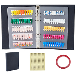 Черный Прямоугольная бумажная раскраска для нейл-арта, держатель для открыток с рисунком лестницы из гвоздей, акриловая двусторонняя клейкая лента и водостойкие декоративные наклейки с цифрами для маникюрного салона, чёрные, 23x17.2x3.6 см