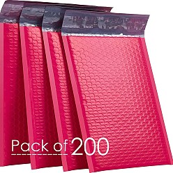 Красный Полиэфирные пузырчатые мешки, прямоугольные, красные, 38x28 см, 150 шт / коробка