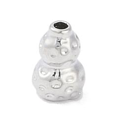 Платина Латунные бусины из прозрачного кубического циркония, без кадмия, без никеля и без свинца, Горлянка, платина, 6.5x4.5 мм, отверстие : 1 мм