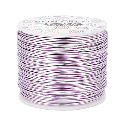 Лиловый Круглая алюминиевая проволока, сирень, 17 датчик, 1.2 мм, около 380.57 футов (116 м) / рулон