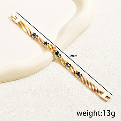 Золотой Браслеты из железной пантеры, эмалевые украшения в виде слона для женщин, золотые