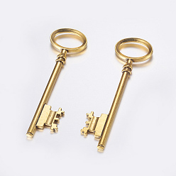 Античное Золото Тибетский стиль сплава отмычка крупные кулоны, без свинца и без кадмия, античное золото , 80x23x3 мм, отверстие : 12x18 мм