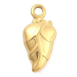 Настоящее золото 14K Ионное покрытие (ip) 304 подвески из нержавеющей стали, лист, реальный 14 k позолоченный, 15x7.5x4.5 мм, отверстие : 1.5 мм