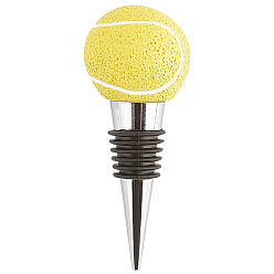 Baseball Винные пробки из цинкового сплава, пробки для бутылок из спортивного мяча из смолы, бейсбол, 96.5x36.5 мм