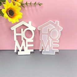 Letter Силиконовая форма, изготовление изделий из эпоксидной смолы, подсвечник, белые, буквы, 135x98x11 мм