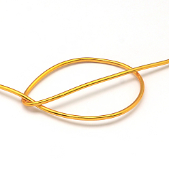 Orange Round Aluminum Wire, Bendable Metal Craft Wire, for DIY Jewelry Craft Making, Orange, 9 Gauge, 3.0mm, 25m/500g(82 Feet/500g)