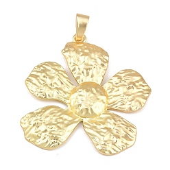 Матовый Золотой Цвет Большие сплавочные подвески, , матовый золотой цвет, 72.5x70x6 мм, отверстие : 5.5x10 мм