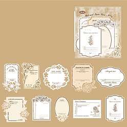 пшеница 10 шт. 10 стили бумажной наклейки, самослипание, для чемодана, скейтборде, холодильник, шлем, оболочка мобильного телефона, цвет пшеницы, 130 мм, 1 шт / стиль