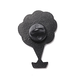 Colorido Pin de esmalte de globo y payaso, insignia de aleación de dibujos animados para ropa de mochila, electroforesis negro, colorido, 35x24x1.5 mm, pin: 1.3 mm
