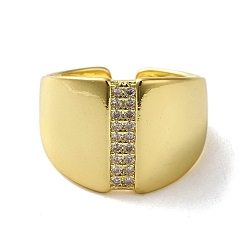 Настоящее золото 18K Латунь с кольцами из циркония, двойной слой, реальный 18 k позолоченный, размер США 8 1/2 (18.5 мм)