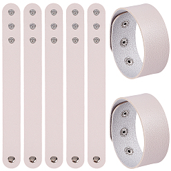 Античный Белый 12шт. браслеты из ПВХ и железного шнура, Браслеты-защелки для мужчин и женщин, старинный белый, 22.8x2.5x0.16 см