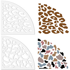 (461) Высокий Металлик Виноград Акриловые трафареты для тай-дай многоразовые шаблоны для художественной росписи, веерообразный, крупный рогатый скот, 20x20 см