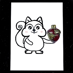 Кровь драконов Натуральные украшения из сосновых шишек цвета драконовой крови, с бумажными карточками, фигурка для украшения дома, энергетический камень рейки для исцеления, 26x20 мм