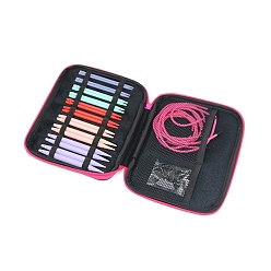 (52) Непрозрачная лаванда Наборы инструментов для вязания своими руками, разборка абс пластик круговая спица, разноцветные, 20.5x17x2.5 см