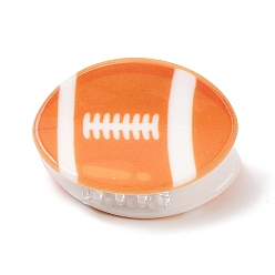 Rugby Акриловые заколки-коготь для волос для женщин и девочек, регби, 22.5x34x21 мм