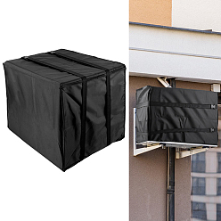 Schwarz Nylon-Außenabdeckung für Klimaanlagen, Schwarz, 554x395x420 mm