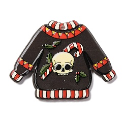 Clothes Акриловые подвески на тему хэллоуина, одежда, 33.5x41.3x2.3 мм, отверстие : 1.8 мм