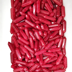 Красный Камень Натуральные целебные камни из красной яшмы, камень в форме пули с двойными концами, для балансировки рейки, 32x8 мм